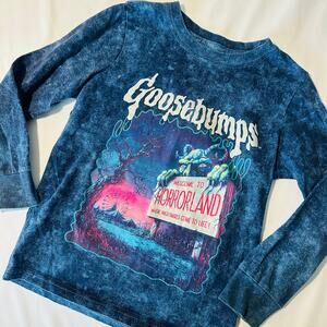 Goosebumps Welcome To Horrorland Halloween Graphic Long Sleeve Top